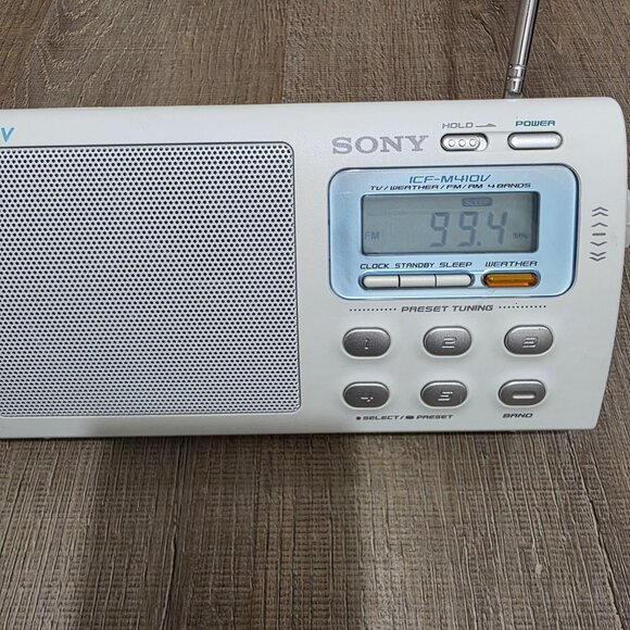 Sony ICF-M410V AM FM TV Weather Band Radio – Tested, Works Great - Picture 9 of 16